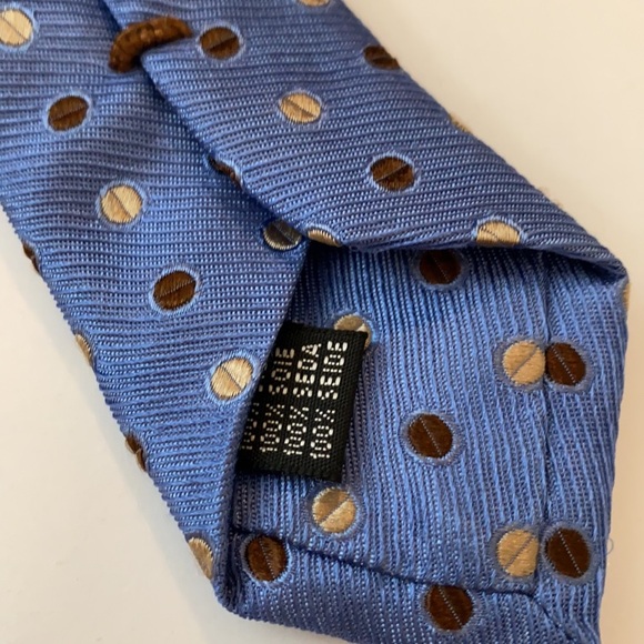 Pal Zileri Blue Dot Handmade Tie - Picture 4 of 5